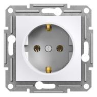 Kép illusztráció: Schneider EPH2970121 Asfora 2P+F csatlakozóaljzat, csavaros, keret nélkül, fehér (120db)