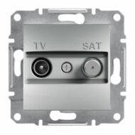 Kép illusztráció: Schneider EPH3400161 Asfora TV/SAT aljzat, végzáró, 1 dB, alumínium