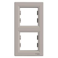 Kép illusztráció: Schneider EPH5810269 Asfora kettes (2-es) keret, függőleges, bronz