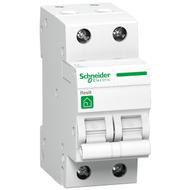 Kép illusztráció: Schneider R9F14206 RESI9 kismegszakító, 2P, C, 6A 4,5kA védelem