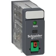 Kép illusztráció: Schneider RXG22B7 RXG Interfész relé, 2CO, 5A, 24VAC, tesztgomb, LED