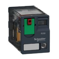 Kép illusztráció: Schneider RXM2AB2B7 miniatűr dugaszolható relé - Zelio RXM 2 C/O 24 V AC 12 A LED-del