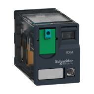 Kép illusztráció: Schneider RXM2AB2BD miniatűr dugaszolható relé - Zelio RXM 2 C/O 24 V DC 12 A LED-del
