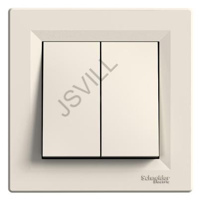 Kép illusztráció: Schneider EPH0300123 Asfora Csillárkapcsoló, rugós bekötés, bézs (105) Kapcsoló