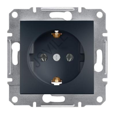 Kép illusztráció: Schneider EPH2900171 Asfora 2P+F csatlakozóaljzat, csavaros, antracit Dugalj
