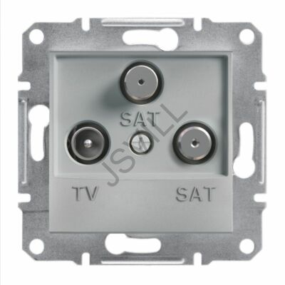 Kép illusztráció: Schneider EPH3600161 Asfora TV/SAT/SAT aljzat, végzáró, 1 dB, alumínium