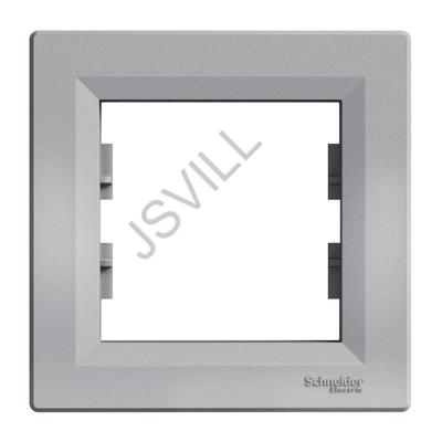 Kép illusztráció: Schneider EPH5800161 Asfora egyes (1-es) keret, alumínium