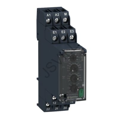 Kép illusztráció: Schneider RM22JA31MR RM22 multifunkciós áramfigyelő relé, kikapcs késleltetés, 2CO, 8A, 24…240VAC/DC