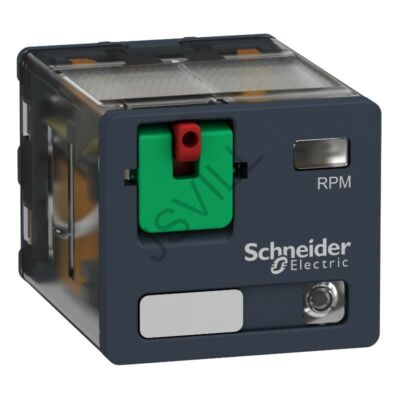 Kép illusztráció: Schneider RPM32B7 RPM teljesítményrelé, 3CO, 15A, 24VAC, tesztgombbal, LED-del