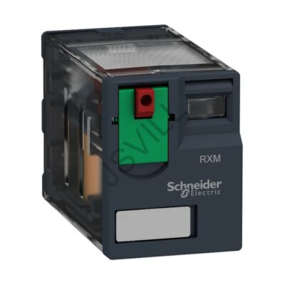 Kép illusztráció: Schneider RXM2AB1P7 miniatűr dugaszolható relé - Zelio RXM 2 C/O 230 V AC 12 A
