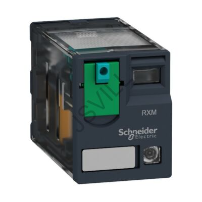 Kép illusztráció: Schneider RXM4AB2BD miniatűr dugaszolható relé - Zelio RXM 4 C/O 24 V DC 6 A LED-del