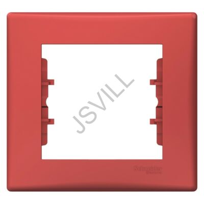 Kép illusztráció: Schneider Sedna SDN5800141 1-es (egyes) keret piros